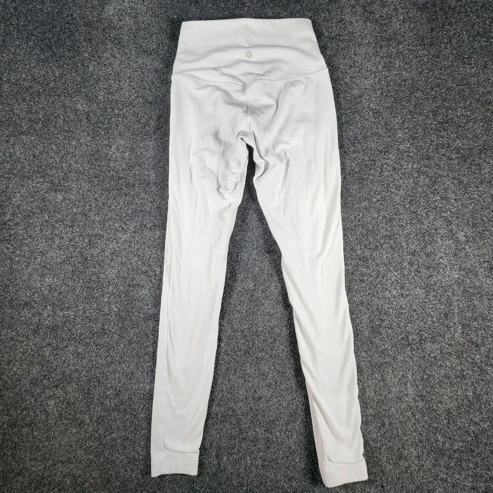 Lululemon Align Leggings Womens 4 White High Rise Full Length Yoga Pants
